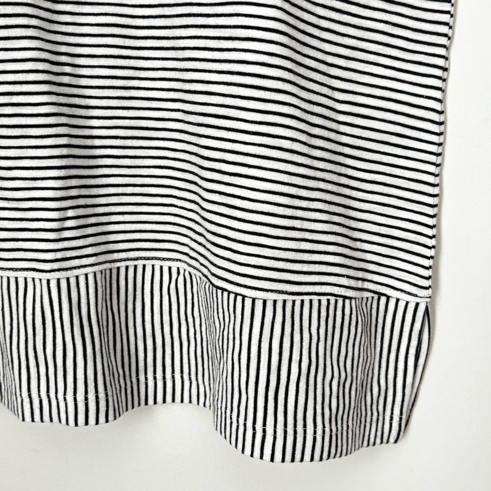 Lands’End Classic Neutral Black White Sleeveless Tank Top Size Small NEW D158 - Picture 6 of 12